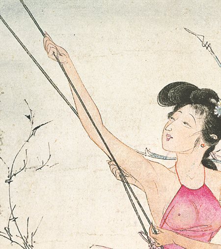 高唐-胡也佛的仕女画和最知名的金瓶梅秘戏图